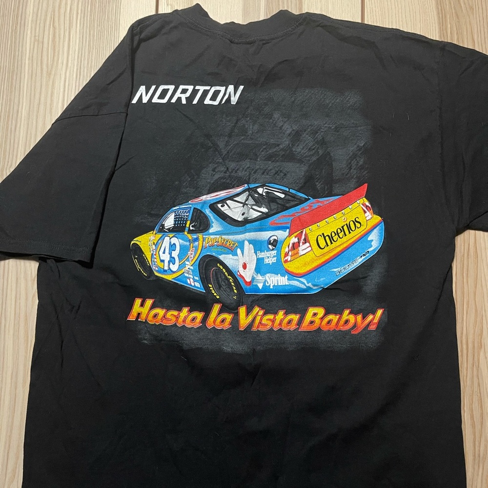 Vintage‎ Norton Richard Petty Cheerio NASCAR Shirt